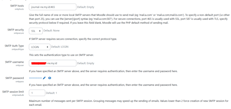 contoh setting | Rumahweb Journal