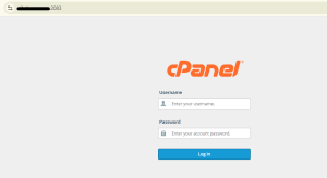 Login cPanel