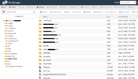Tampilan struktur file dan folder | Rumahweb Journal