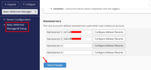 setting default ns