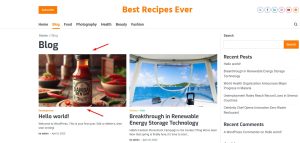 Feature Image Tidak Porposional