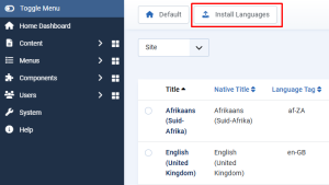 Install Languages | Rumahweb Journal