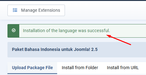 Install Languages Success | Rumahweb Journal