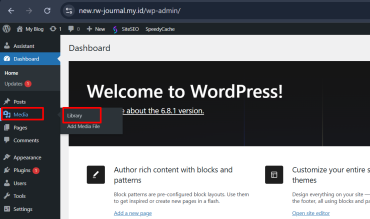 dashboard wp-admin | Rumahweb Journal