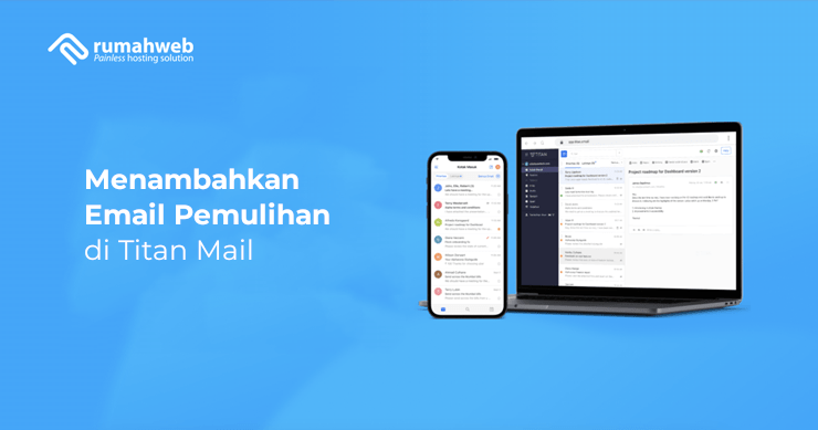 Banner - Menambahkan Email Pemulihan di Titan Mail