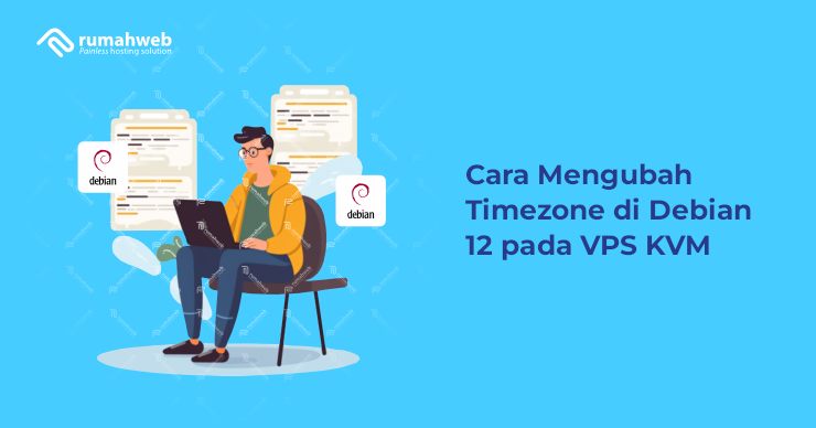 Banner - cara mengubah timezone di debian