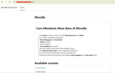 Halaman Utama Moodle | Rumahweb Journal