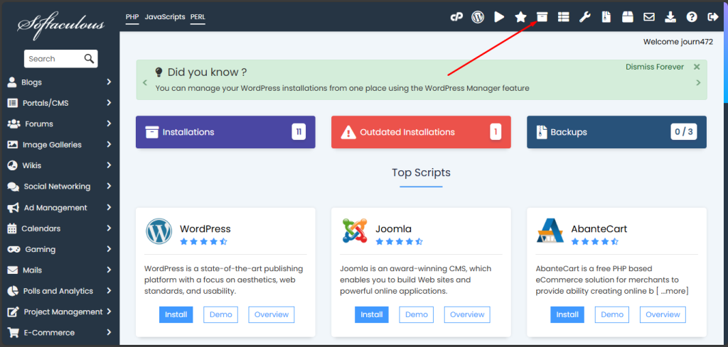 menu all installation