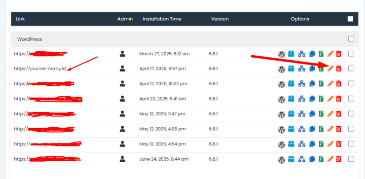menu edit instalasi wordpress | Rumahweb Journal