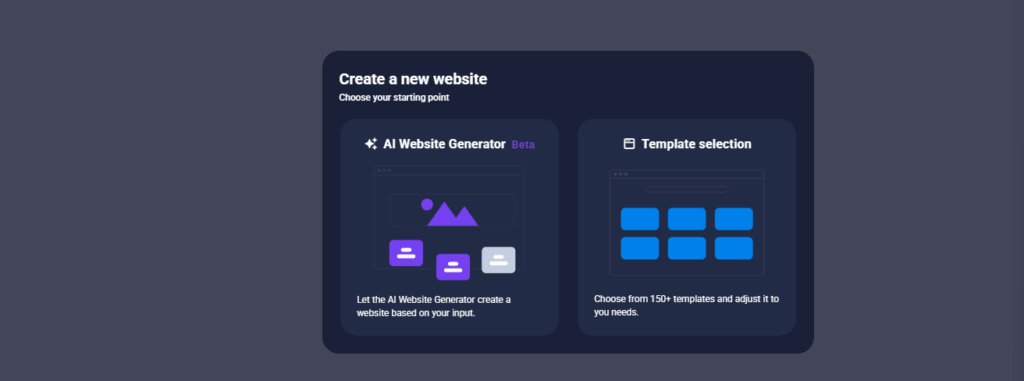 Template Selection - Sitejet hosting rumahweb