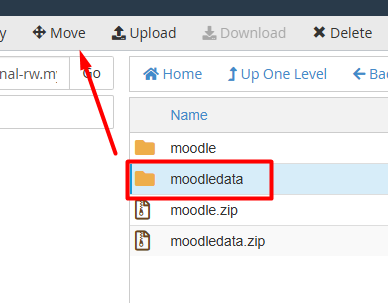 move file moodle