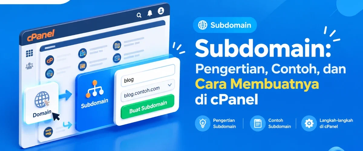 Banner - subdomain adalah