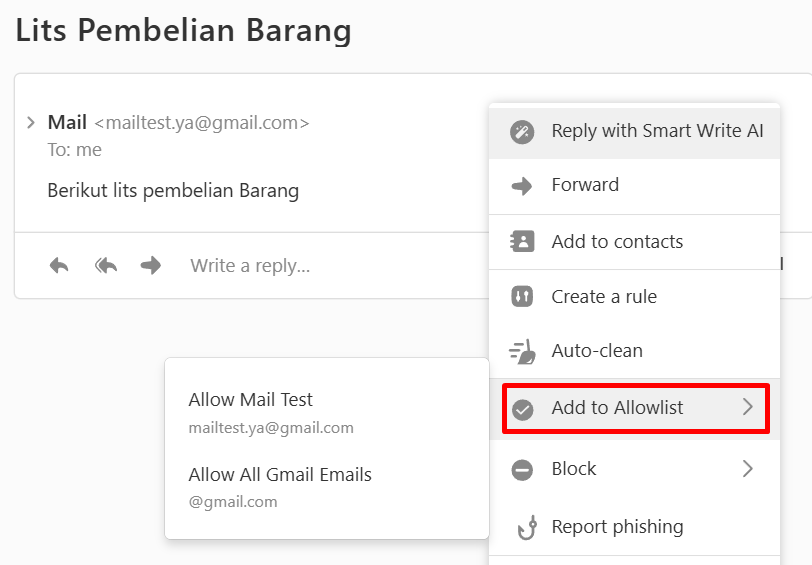 Whitelits email dari Inbox_2 | Rumahweb Journal