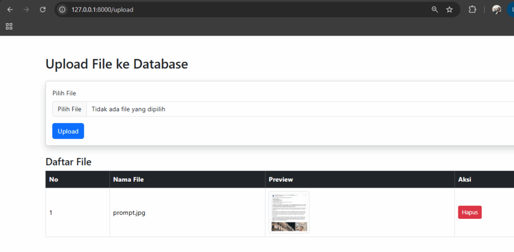 testing hapus file laravel