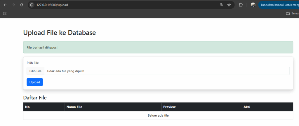 belajar laravel hapus file 