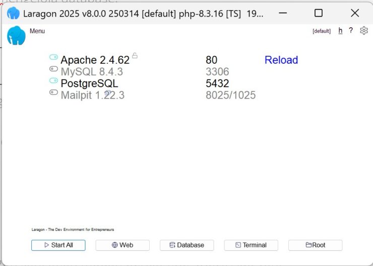Cara Install PostgreSQL di Laragon – Rumahweb