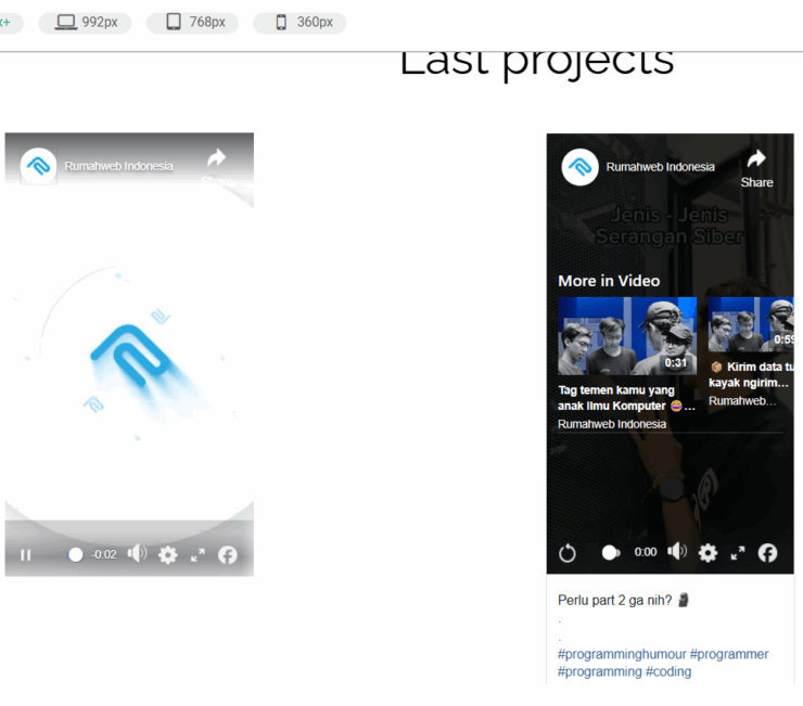 contoh embed FB – preview | Rumahweb Journal
