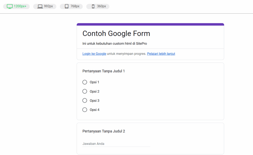 google form 4
