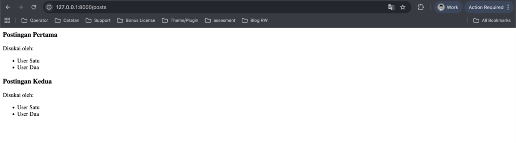 Contoh Relasi Data Many To Many Di Laravel