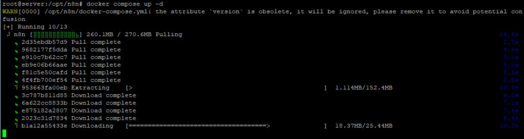 install n8n di ubuntu melalui docker