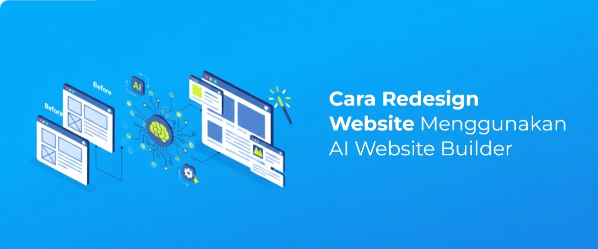 Banner - Cara Redesign Website Menggunakan AI Website Builder