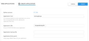 create application | Rumahweb Journal