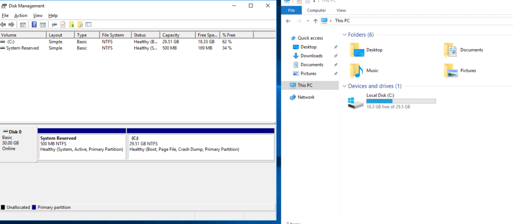 Menambah Disk Space di VPS Windows
