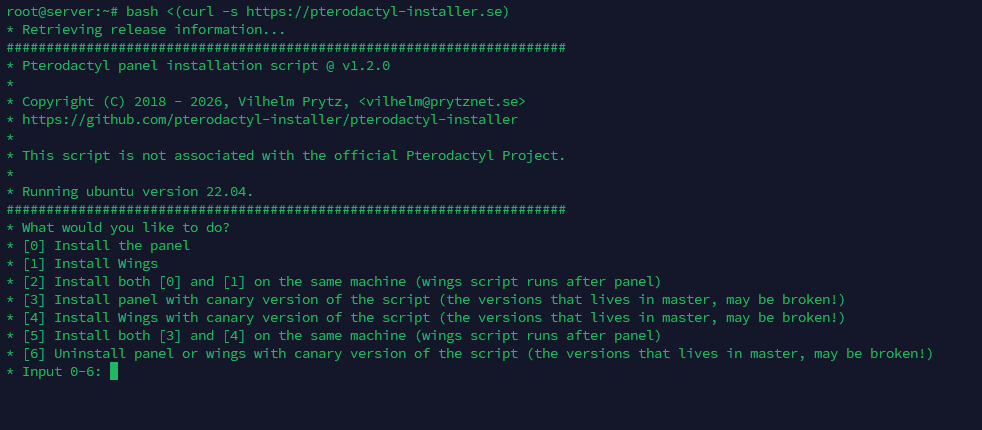 SSH Instal Panel Pterodactyl di VPS Ubuntu