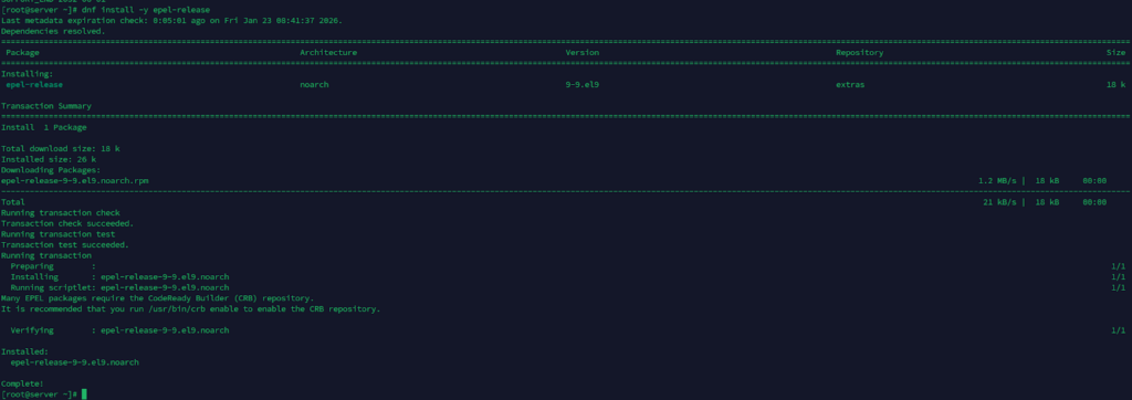 Instal Btop Almalinux Server