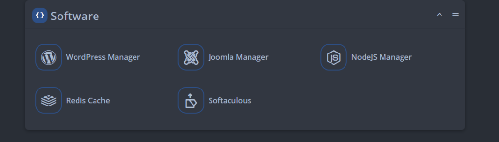 Fitur sPanel - Software