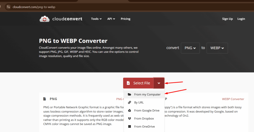 Cloud Convert Png To Webp - Journal Rumahweb