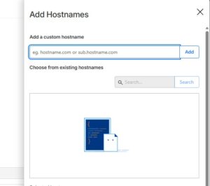add hostname | Rumahweb Journal