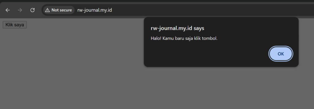 contoh js sederhana - belajar javascript dasar