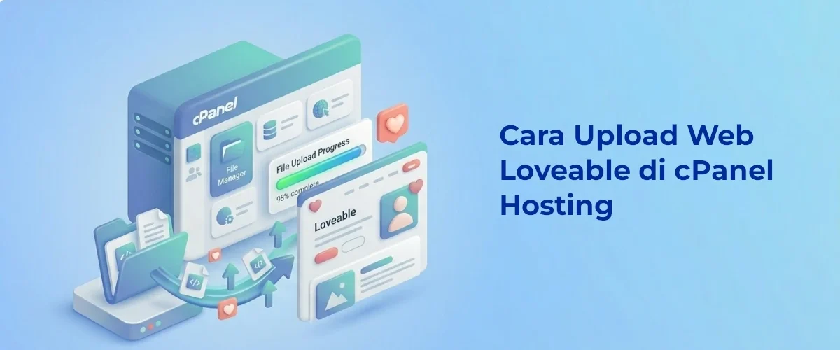 Banner - Cara Upload Web Loveable di cPanel Hosting
