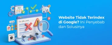 Banner - website tidak terindex di Google