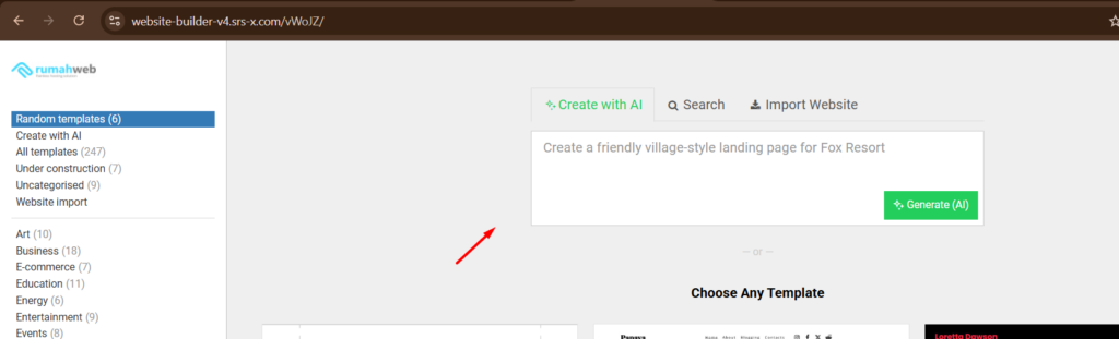Create With Ai Sitepro Untuk Membuat Website