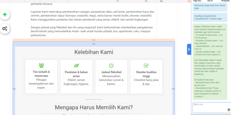 Update Desain Di About Us - Sitepro Rumahweb