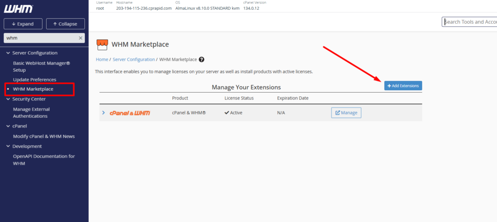 Add Extensions WP Toolkits