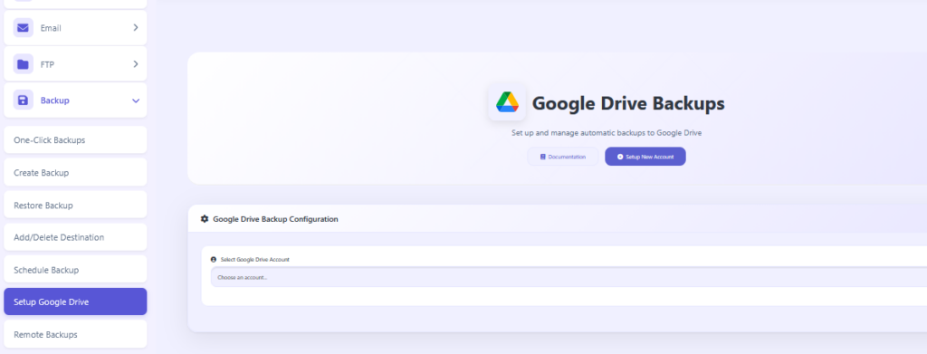 Cara Backup Cyberpanel di PC Lokal menggunakan Google Drive
