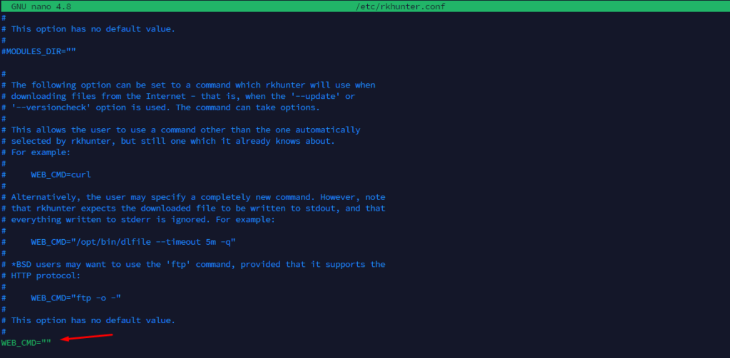 rkhunter configuration