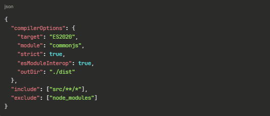 Konfigurasi melalui tsconfig.json