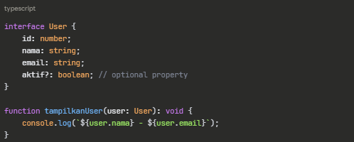 Interface dan Type Alias