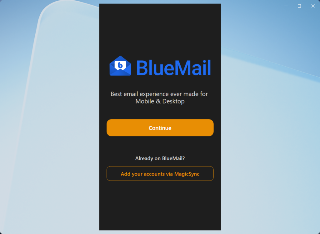 Opsi_IMAP _Aplikasi BlueMail
