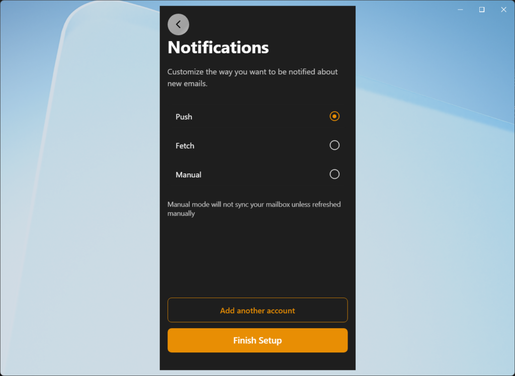 Opsi_POP_Finish Setup Email