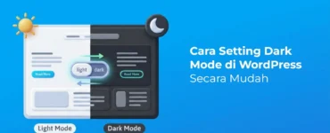 Banner - Cara Setting Dark Mode di WordPress