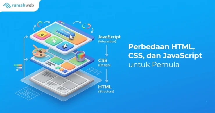 Banner - Perbedaan HTML, CSS, dan JavaScript
