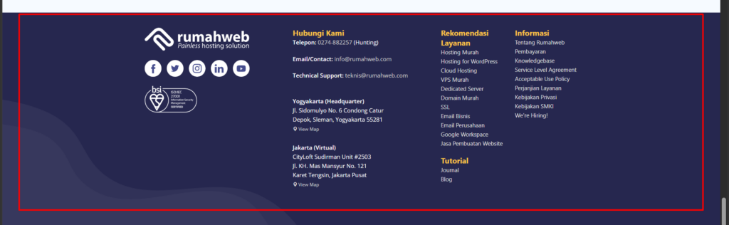 Mengenal Header dan Footer SitePro Website Builder