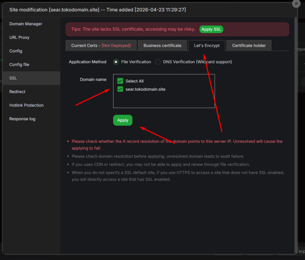 Cara install SearXNG di aaPanel part 8