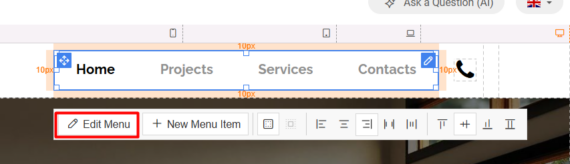Mengenal Header dan Footer SitePro Website Builder
