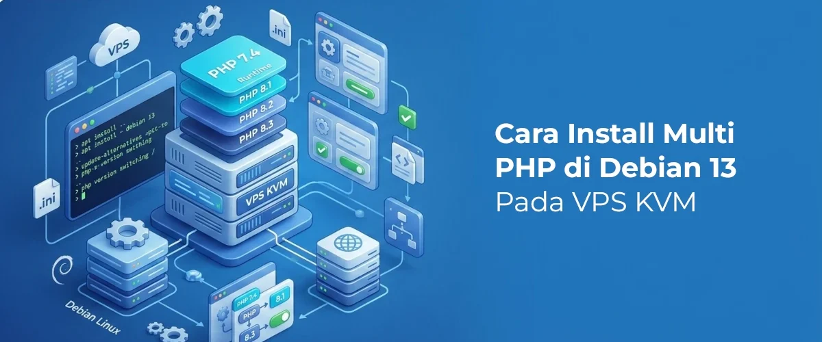 Banner - Cara Install Multi PHP di Debian